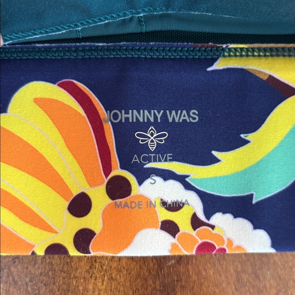 Johnny Was Multicolor Floral Bra. Active wear. Size small. New condition - Picture 2 of 5